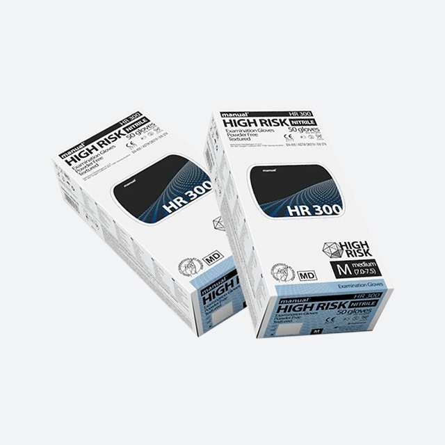 Перчатки Manual High Risk Nitrile HR300, 25 пар